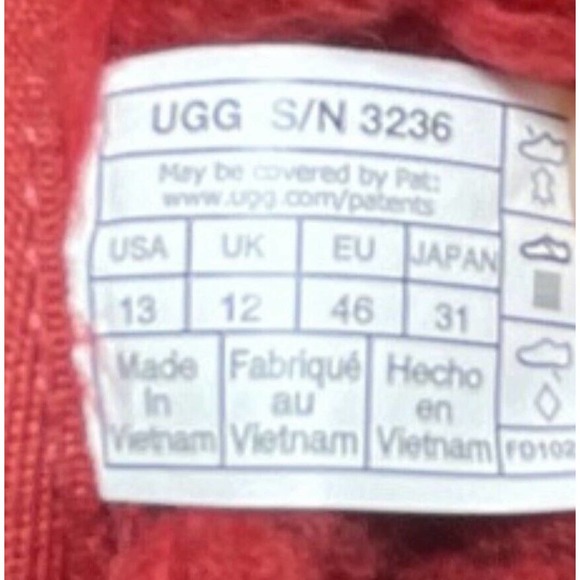 UGG Neumel Red Suede Chukka Ankle Boots Shoes Mens Size 13 New Fast Ship main image 7